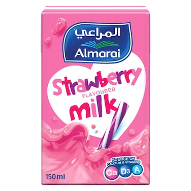 المراعي نجوم حليب  بنكهة الفراولة، 150 ملل