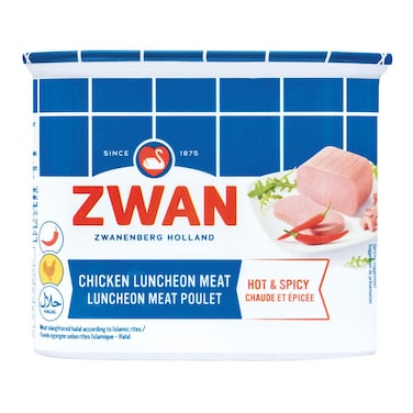 Zwan Hot and Spicy Chicken Luncheon Meat, 340g