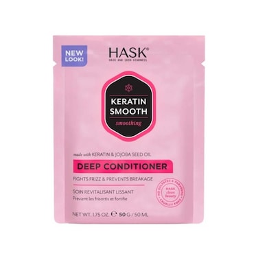 Hask Keratin Protein Smoothing Deep Conditioner Pink 50g