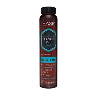 Hask Argan Oil Healing Shine Hair Treatment Brown 18ml