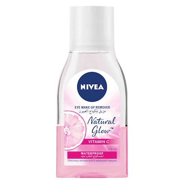 NIVEA Eye Waterproof Makeup Remover Natural Glow Pearl Extracts &amp; Vitamin C 125ml
