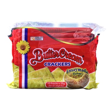 Croley Foods Ensaymada Flavour Butter Cream Crackers, 25g Pack of 10