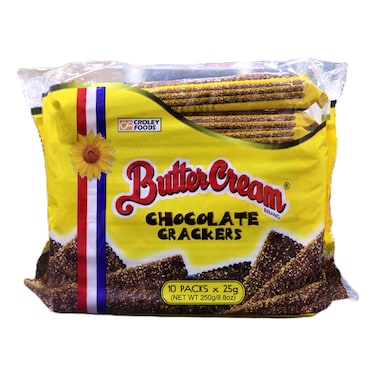 Croley Foods Butter Cream Brand Chocolate Crackers, 250g