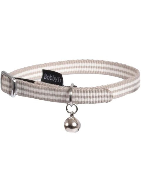 Bobby Cat Collar Stripe Taupe 1 x 30 cm
