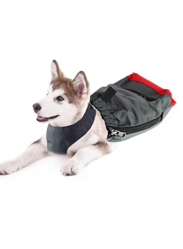 Paralyzed Dog Drag Bag - Disabled Pet Walking Carrier Recovery Supplies for Injured Cat Puppy Back Leg Chest &amp; Limbs Protection (Black, XS)