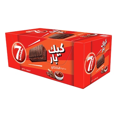 7 Days Cake Bar with Cocoa Filling, 25g Pack of 12