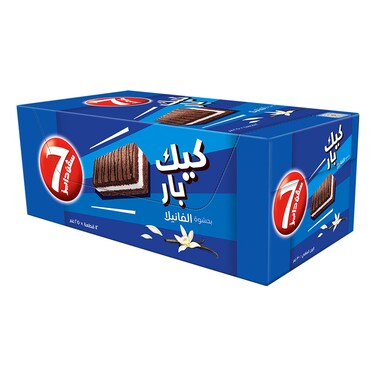 7 Days Cake Bar with Vanilla Filling, 25g Pack of 12