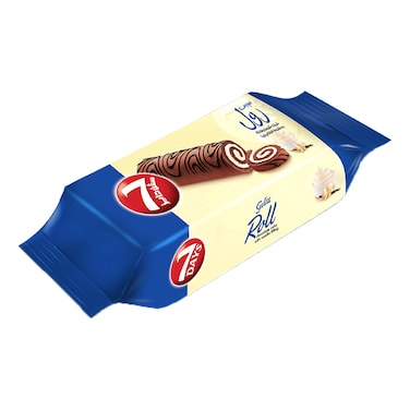 7 Days Chocolate Swiss Roll with Vanilla Filling, 20g