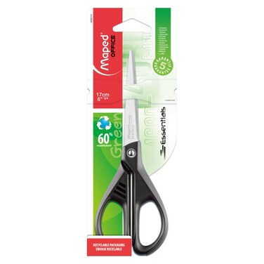 Maped Essentials Green Office Scissors 17cm