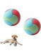 Joyzzz Rubber Dog Ball, 2 Pack High Bounce Chew Resistant Dog Ball Sets, Tough Indestructible Dog Chew Toy Ball, Solid Rubber Bouncy Ball, Durable Dog Ball for Chewing and Training