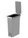 HANA SLIM SERIES   Brushed Matte Finish   Soft-Closing   Fingerprint-Resistant   Step Trash Bin   Versatile For Kitchens &amp; Bathrooms   10L