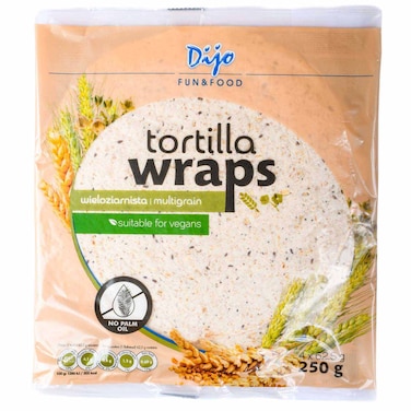 Dijo Tortilla Wraps Multigrain, 250g