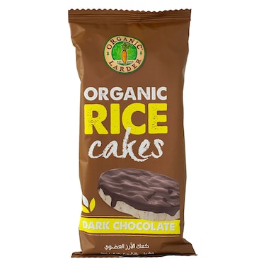 Organic Larder Rice Cakes with Dark Chocolate, 67g