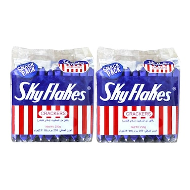 M.Y. San Sky Flakes Crackers, 250g Pack of 2