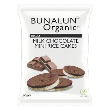 Bunalun Milk Chocolate Mini&nbsp;Rice Cake, 60g