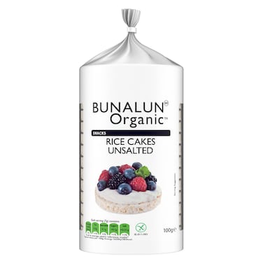 Bunalun Unsalted Rice Cakes, 100g