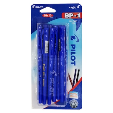 Pilot Ballpoint Pen BP-1 Assorted 20 PCS