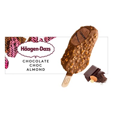 Haagen-Dazs Chocolate Almond Stick Ice Cream, 70g