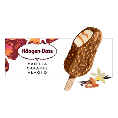 Haagen-Dazs Vanilla Caramel Almond Flavoured Stick, 70g