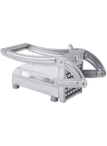 Dubai Gallery Home Kitchen Chipper French Fries Slicer Silver 26X12X9.5Centimeter