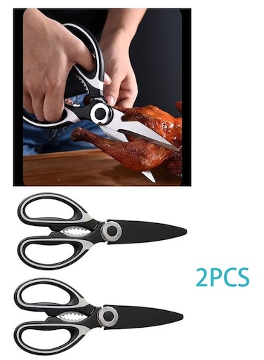 sets of multifunctional stainless steel kitchen scissors, vegetable and meat labor-saving chicken bone scissors