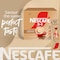 Nescafe 3-In-1 Creamy Latte Creamy and Rich Instant Coffee Mix,  22.4g Pack of 20