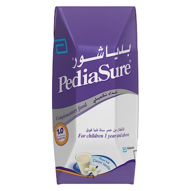 PediaSure Complete Nutrition Liquid Health Drink, Classic Vanilla, 1 Year+, 200g