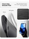 جراب Mobcos iPhone 17 Pro أسود فاخر من السيليكون بتصميم حلقة مميزة، مزود بتقنية MagSafe   ملمس ناعم كالحرير   حماية فائقة ضد الصدمات بمعايير عسكرية   توافق مغناطيسي قوي   غطاء أنيق ونحيف