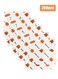 200 Pcs Wrapping Paper Wax Paper Sheets, 18x18 cm Grease-proof Sandwich Wrap Paper, Disposable Food Liners for Breads, French Fries, Sandwiches, Burgers, Hot Dogs