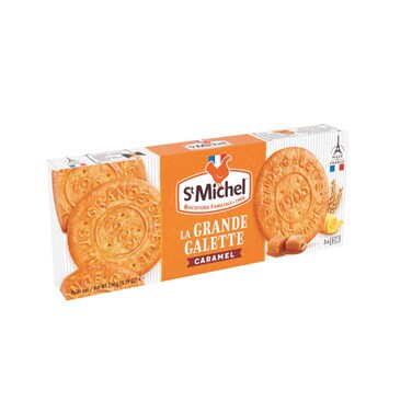 St Michel 9 Grandes Galettes Caramel Butter Cookies 150g