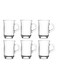 6-Piece Ada Tea Glass Set Clear 155ml