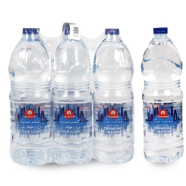 Carrefour Low Sodium Drinking Water 1.5L Pack of 6