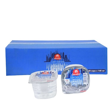 Carrefour Drinking Water 140ml Pack of 48