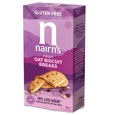 Nairn's Gluten Free Fruit and Oat Biscuits Breaks, 160g