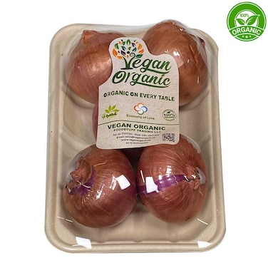 Organic Red Onions 350g