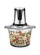 Sonashi Multi-Chopper with Powerful Motor and Max Capacity 3L   Chopper with Mincer Grinder Function &amp; Glass Bowl   Stainless Steel Blade Set for Effective Chopping 3 L 500 W SMC-23G Black/Silver