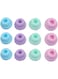 12pcs Silicone Reusable Non-Stick Baking Cups Liners Muffin Cups Cake Molds Cupcake Holder Rainbow for Cake Balls Muffins Cupcakes Candies