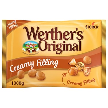 Werther's Original Creamy Filling Caramel Candies, 1kg