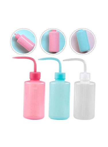 Eyelash Cleaning Washing Bottle for Eyelash Extension Narrow Mouth Long Tube Tattoo Bottle