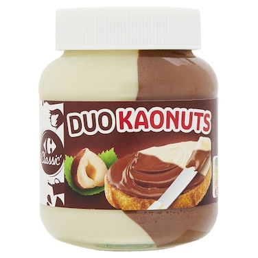 Carrefour Classic Hazelnut and Cocoa Vanilla Duo Spread, 400g