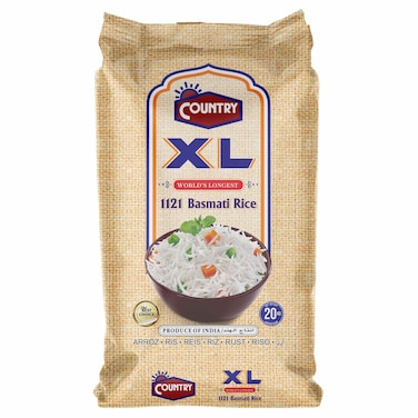 Country XL Indian Basmati Rice, 20kg