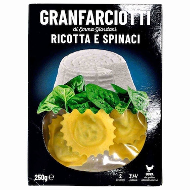 Emma Fresh Pasta Ricotta and Spinach Ravioli, 250g