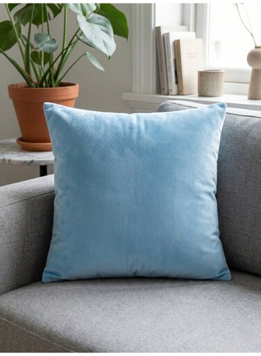 Home Set of 4 Velvet Cushion Covers &acirc;&euro;&ldquo; Soft Decorative Throw Pillow Covers for Sofa, Bed &amp; Chair with Invisible Zipper (4 Pack)