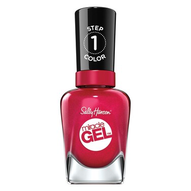 Sally Hansen Miracle Gel Nail Polish, 469 Bordeaux Glow, 14.7ml