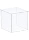 MECCANIXITY Acrylic Display Case Plastic Box Clear Assemble Dustproof Showcase 10.2x10.2x8 Inch for Collectibles Items