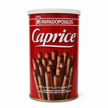Papadopoulos Caprice Cocoa Hazelnut Wafer Roll 115g