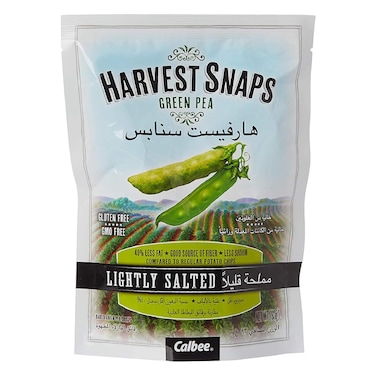 Harvest Snaps Lightly Salted Green Pea, 93g