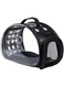 SKEIDO Carrier For Cat Dog Transportation Travel Accessories Pet Lady Bag And Super Animals Shoulder Basket Backpack Rabbit Crate Tote -Black
