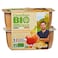 Carrefour Bio Organic Apple and Banana Fruit Pur&eacute;e No Added Sugar, 100g, Pack of 4