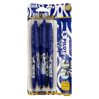 Pilot Frixion Rollerball Pen Blue 0.7mm 6 PCS